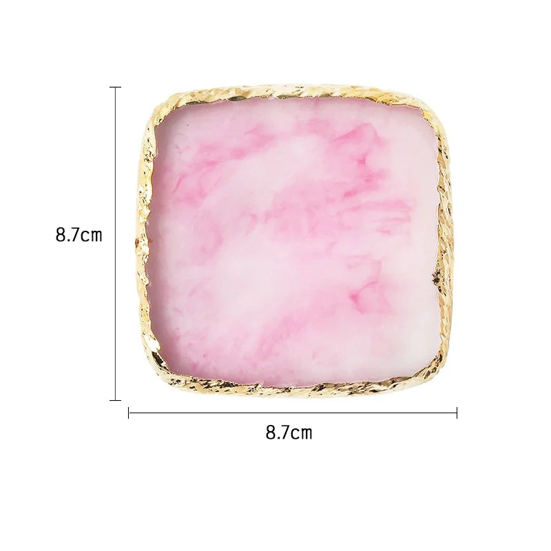 Natural Resin Stone Nail Art Display Palette