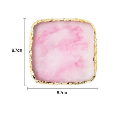 Natural Resin Stone Nail Art Display Palette
