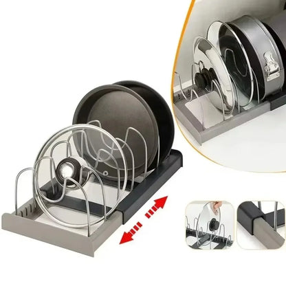 Expandable Pot & Pan Rack