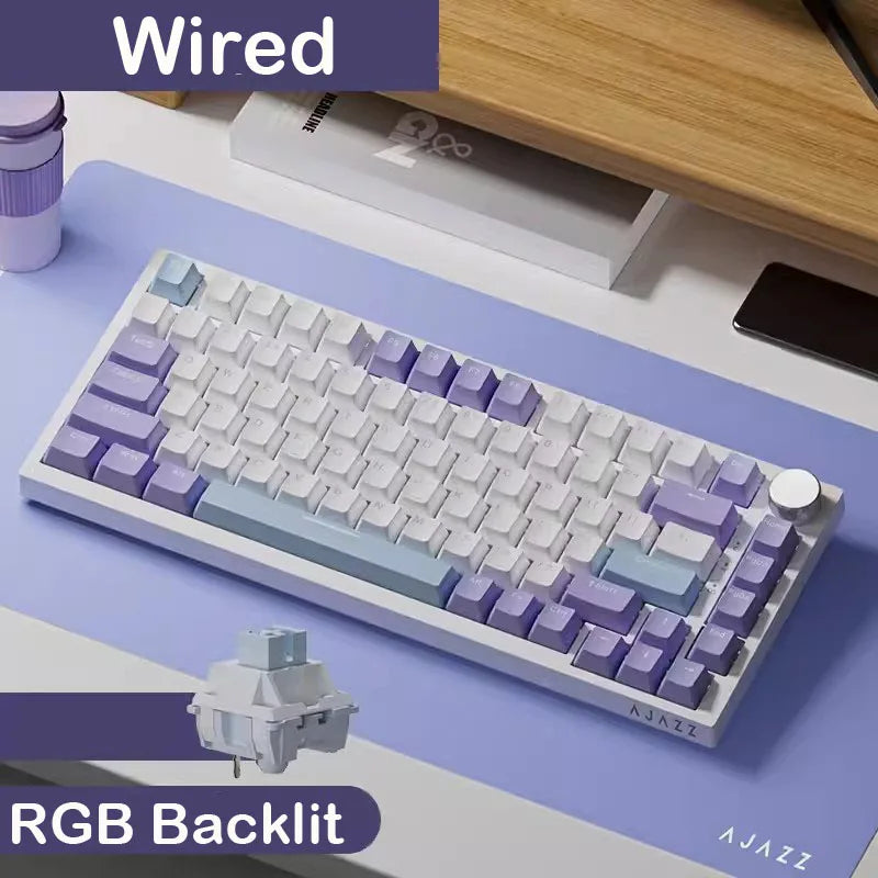 82-Key Hot-Swappable RGB Mechanical Keyboard for PC & Mac