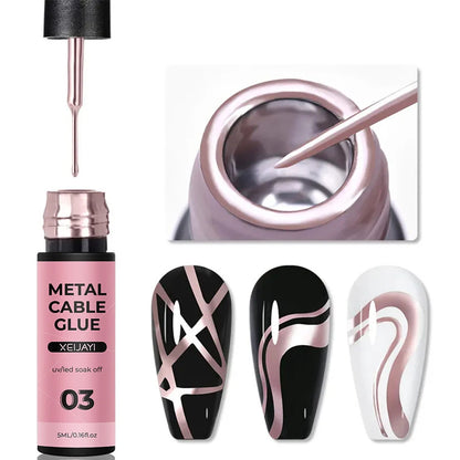 Metallic Mirror Liner Gel Polish