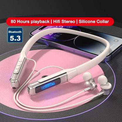 EARDECO Bluetooth 5.3 Neckband Wireless Earphones