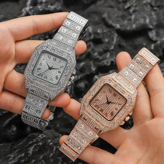 Men's Luxury Roman Numeral Quartz Business Watch