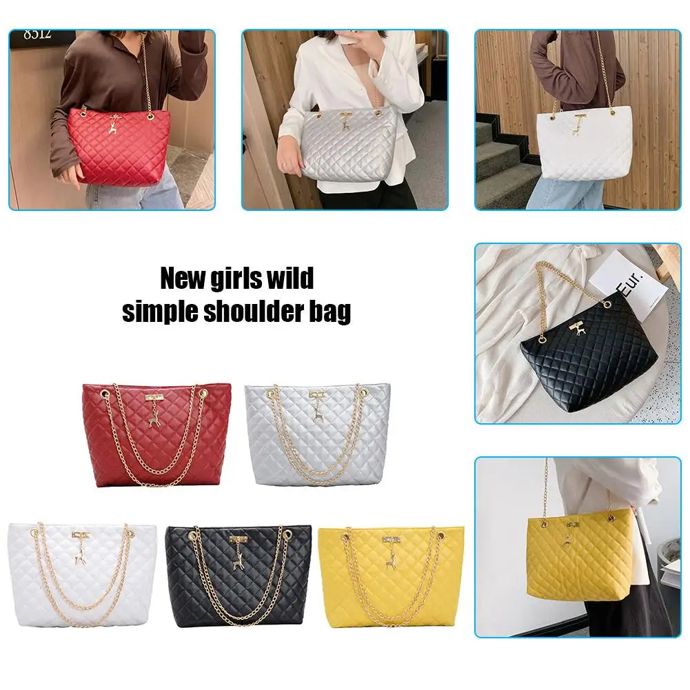 PU Leather Women Shoulder Bag