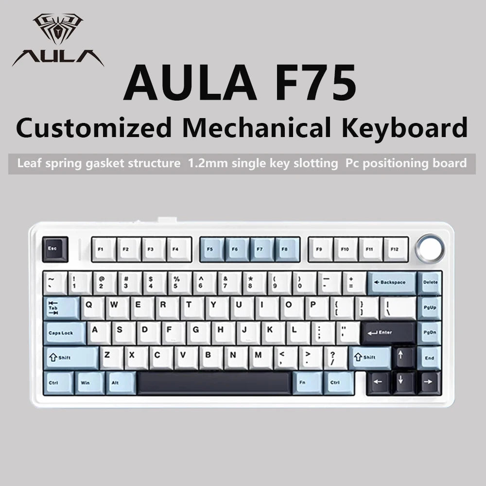 AULA F75 Tri-Mode Mechanical Gaming Keyboard