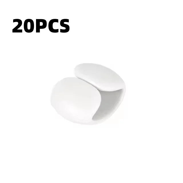 Self-Adhesive Cable Management Clips for Desk, Home & Office