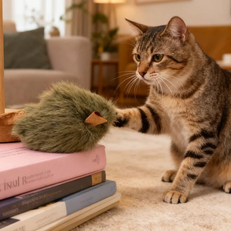 Plush Squeaky Mouse Cat Toy