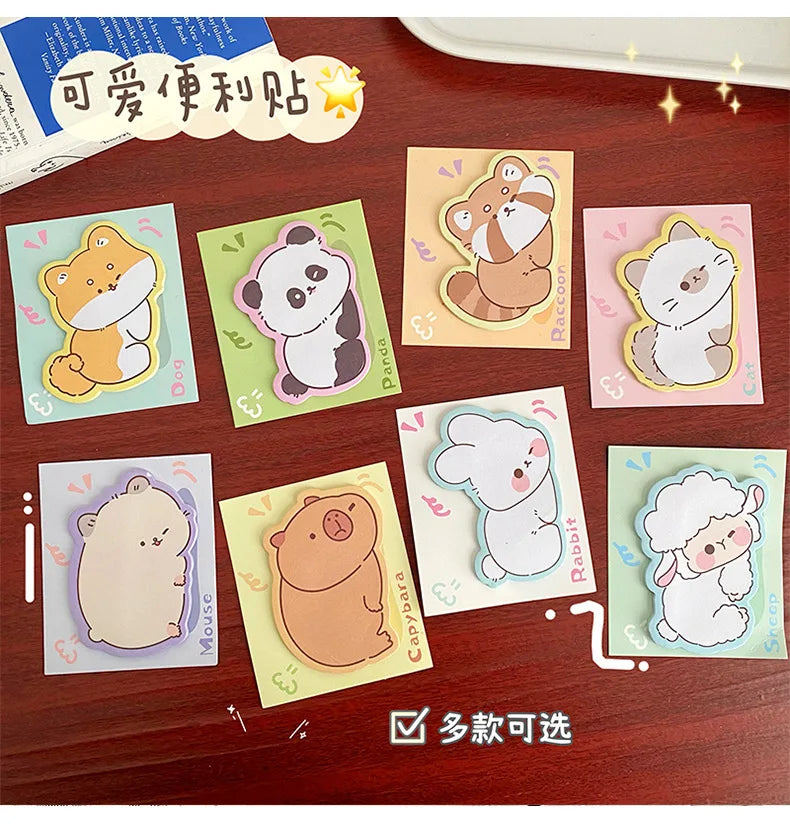 Cute Animal Sticky Notes