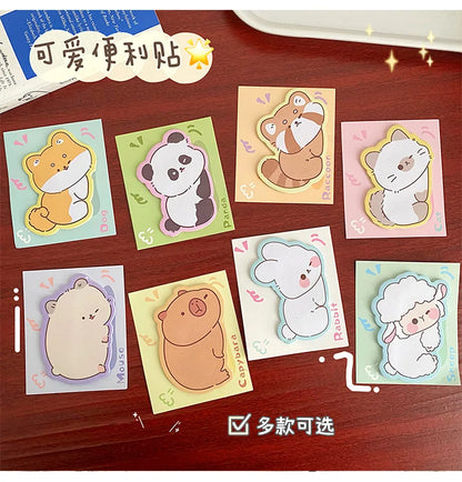 Cute Animal Sticky Notes