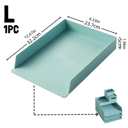 Desktop File Organizer Tray
