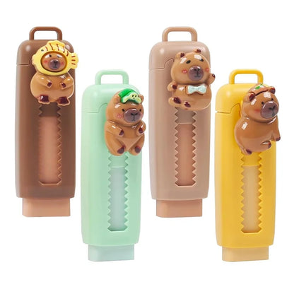 Cute Capybara Retractable Eraser