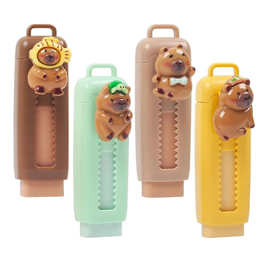 Cute Capybara Retractable Eraser