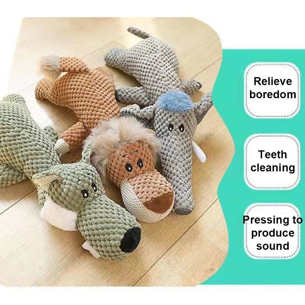 Plush Squeaky Dog Toy for Small Dogs