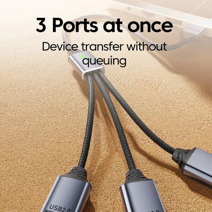 3-Port USB Hub Adapter