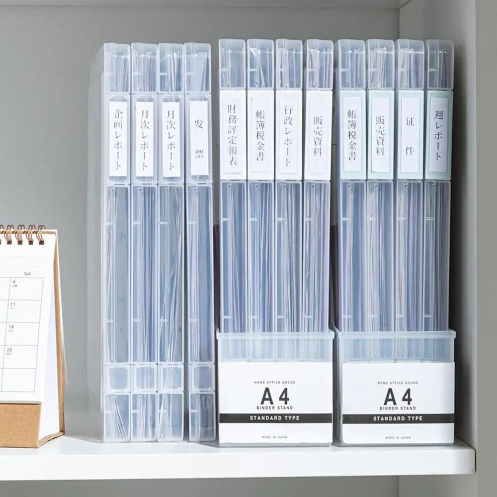 A4 Transparent Document Storage Box
