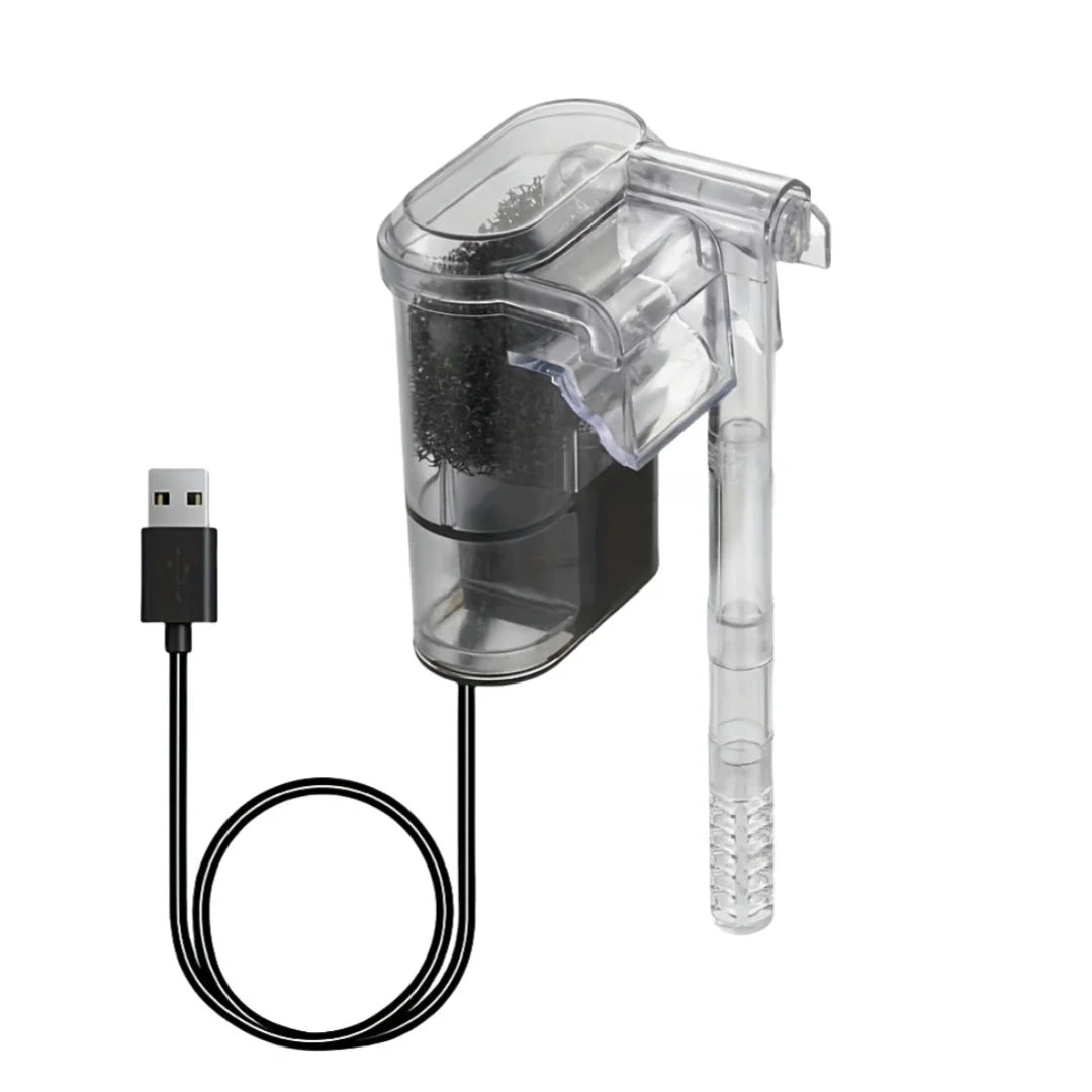 USB Hang-On-Back Aquarium Waterfall Filter