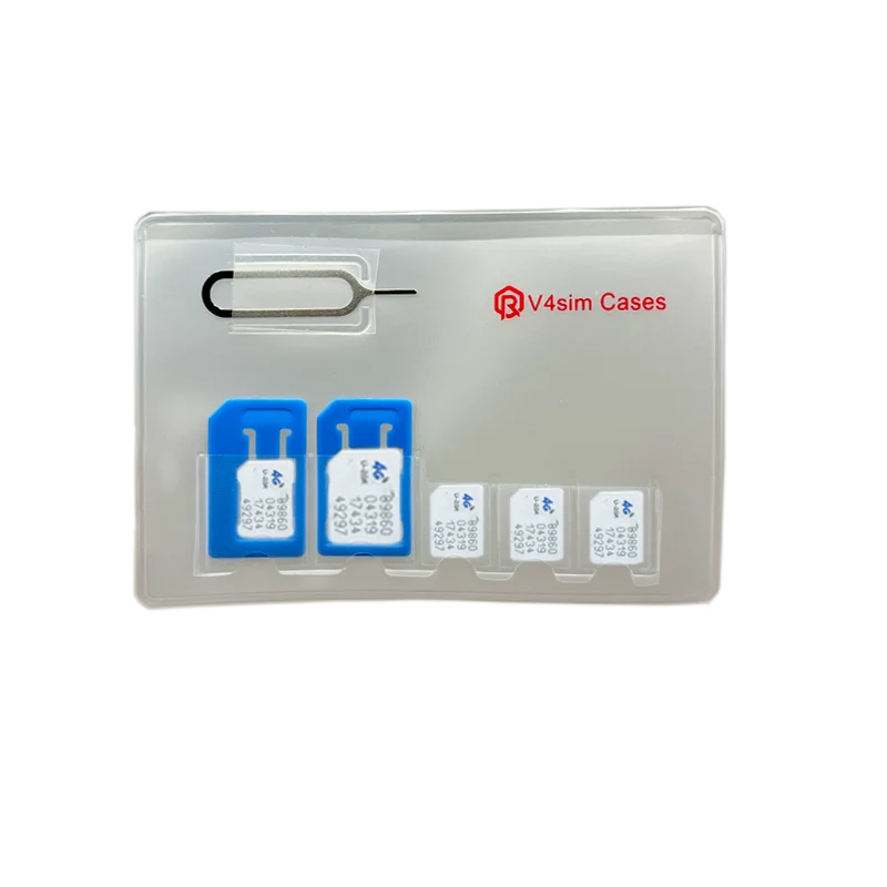 Portable SIM & Memory Card Storage Case