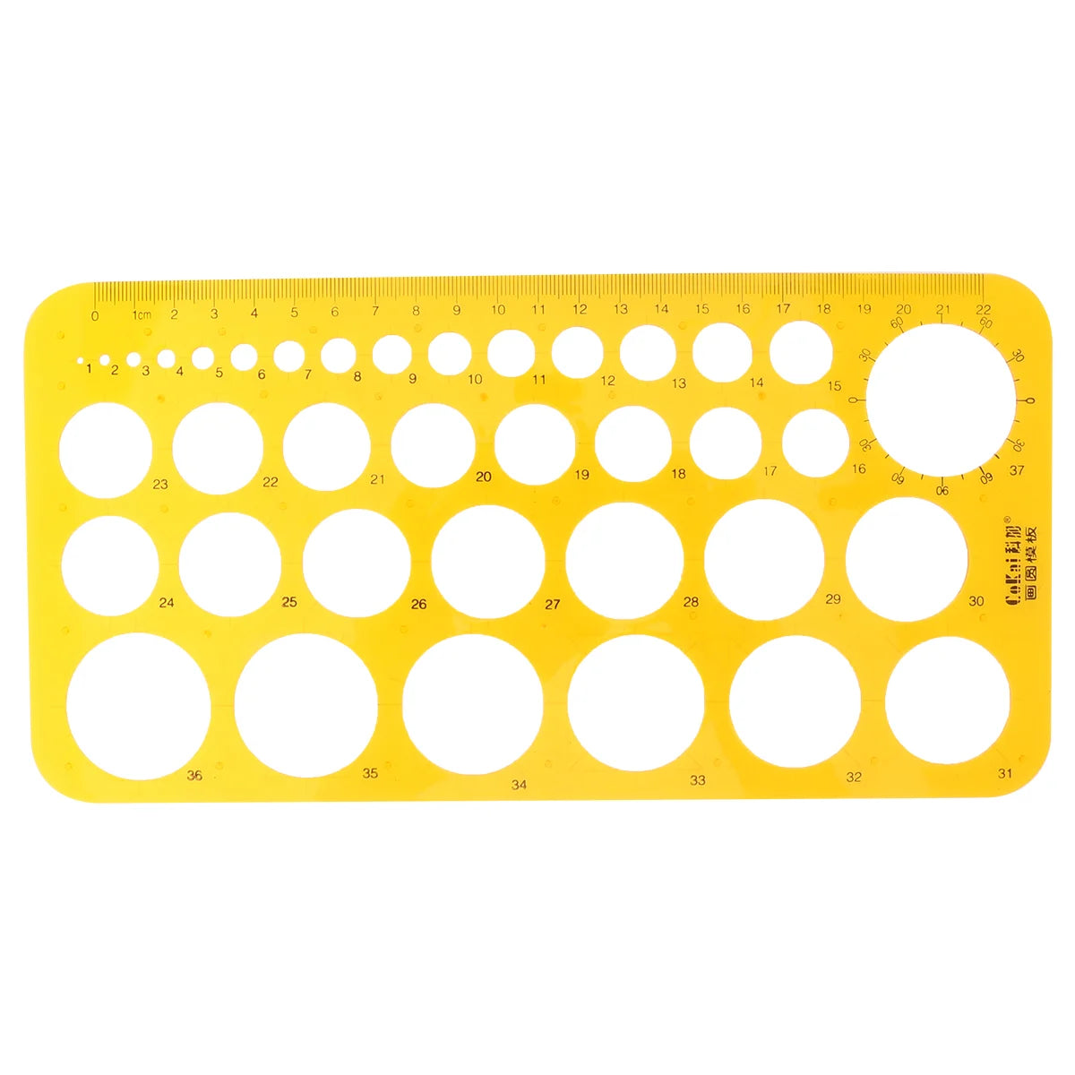 Circle Template Drawing Ruler