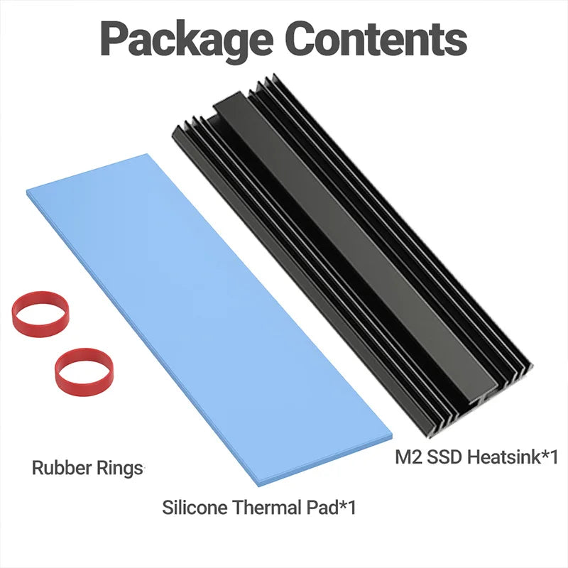 M.2 2280 SSD Aluminum Heatsink