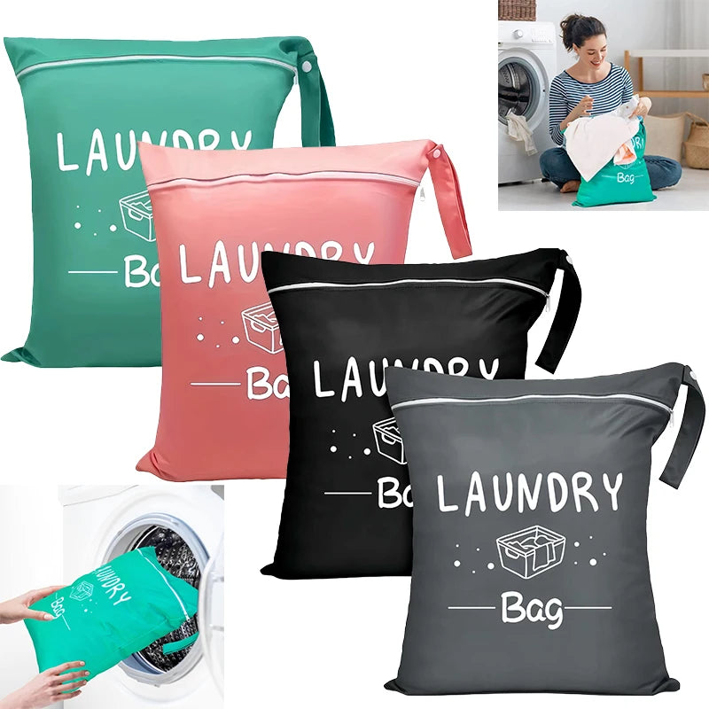 Waterproof Travel Laundry Bag with Zipper