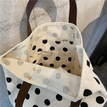 Korean Style Wave Point Shoulder Bag