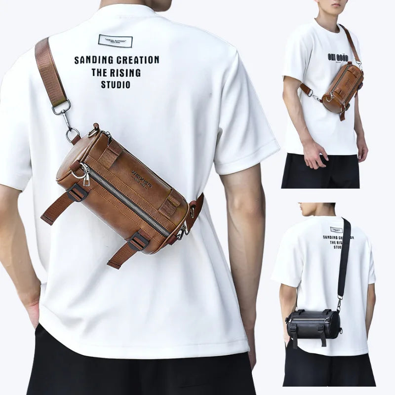 Men’s Barrel Crossbody Bag
