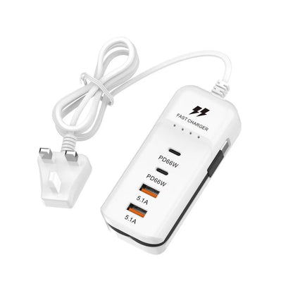 66W Multi-Port USB-C Fast Charger