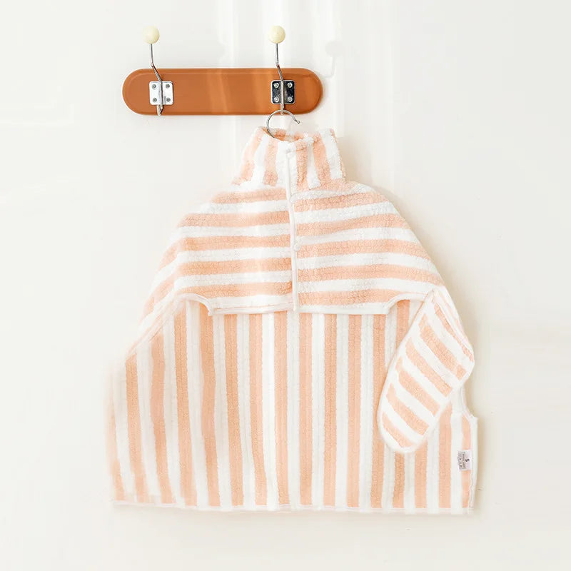 Soft Absorbent Pet Bath Towel Robe