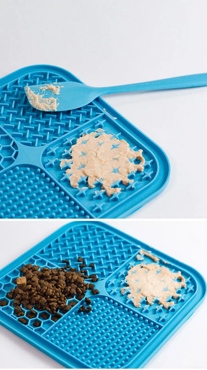 Silicone Pet Licking Mat Slow Feeder with Suction Cups