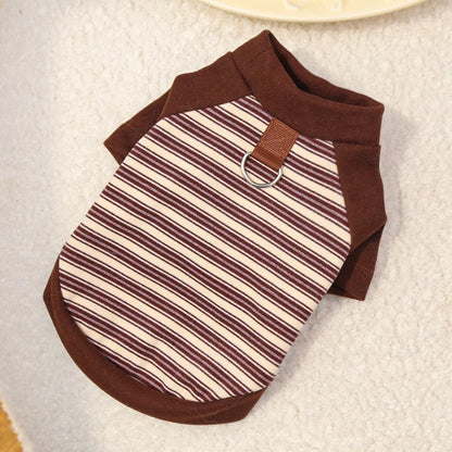 Striped Pet Pullover Shirt