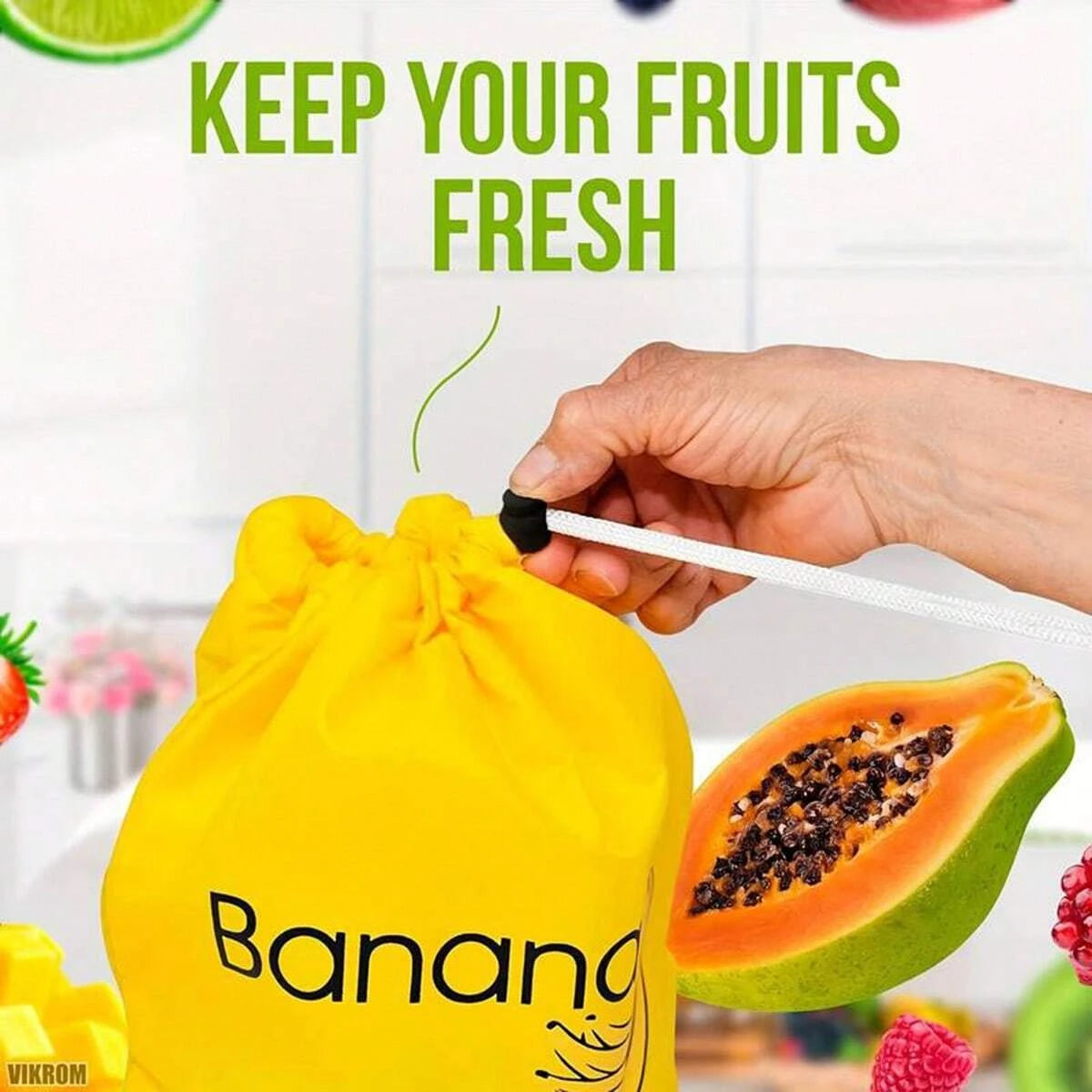 Reusable Banana & Produce Freshness Storage Bag