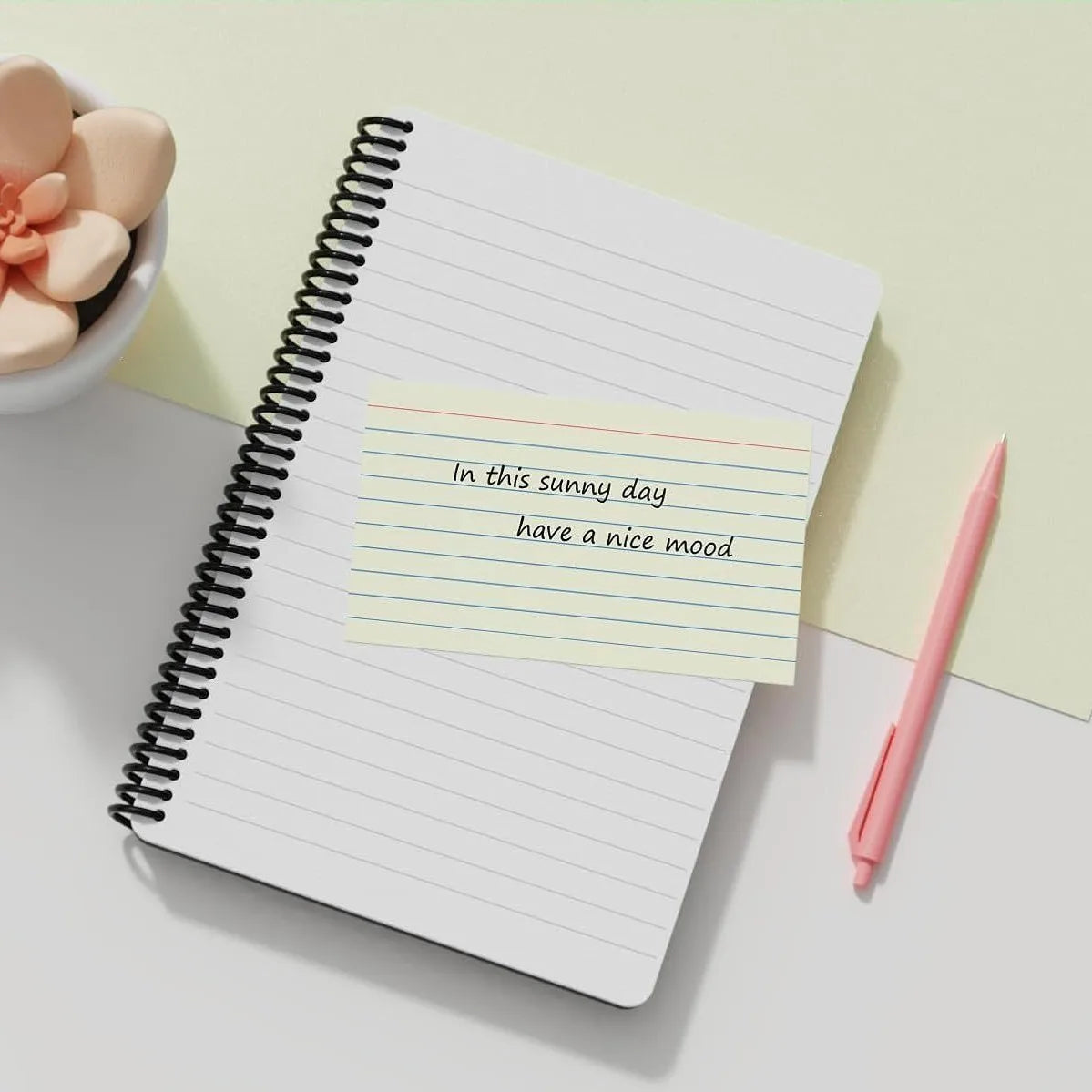 Colorful Index Flash Cards for Studying & Memorization