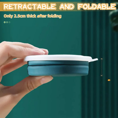 Portable Silicone Foldable Travel Cup with Lanyard