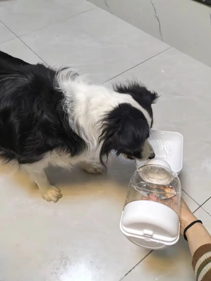 2-in-1 Portable Dog Water Bottle & Food Container