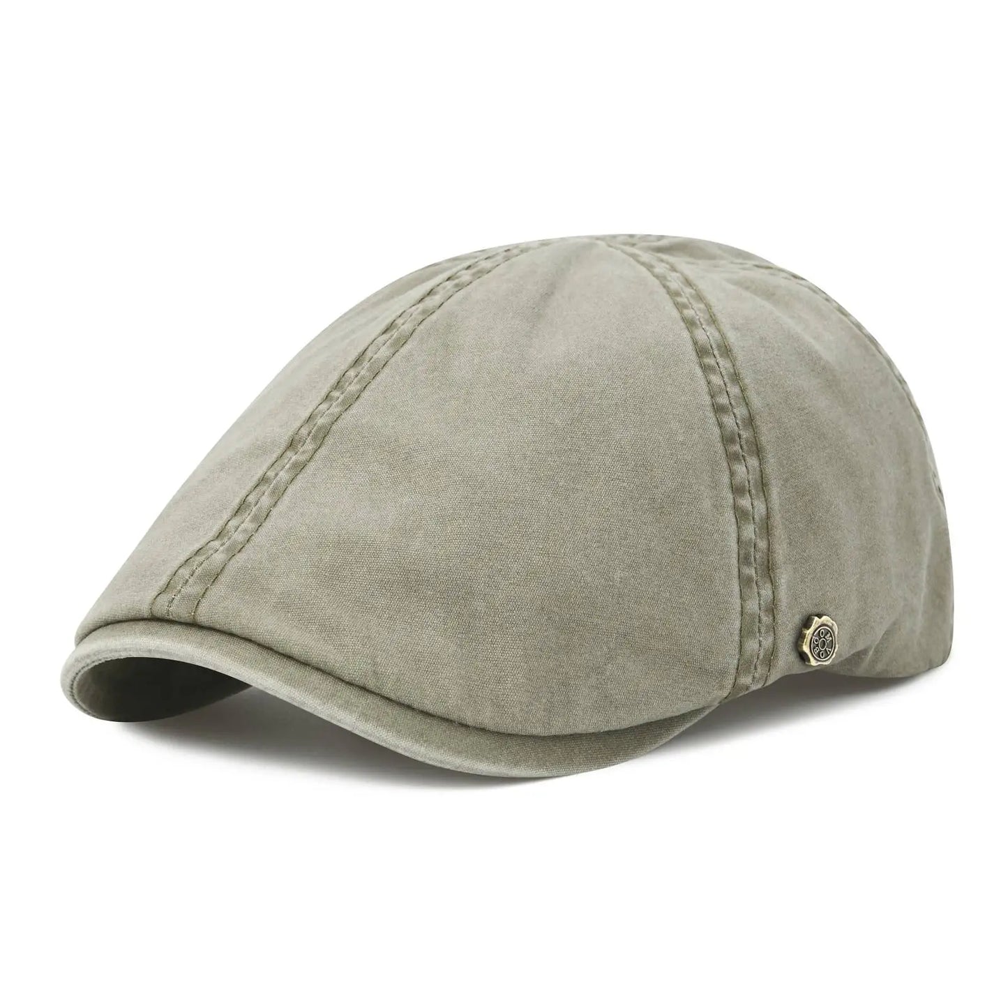 Cotton Newsboy Ivy Flat Cap