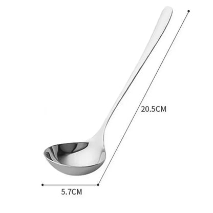 Stainless Steel Long Handle Soup Spoon