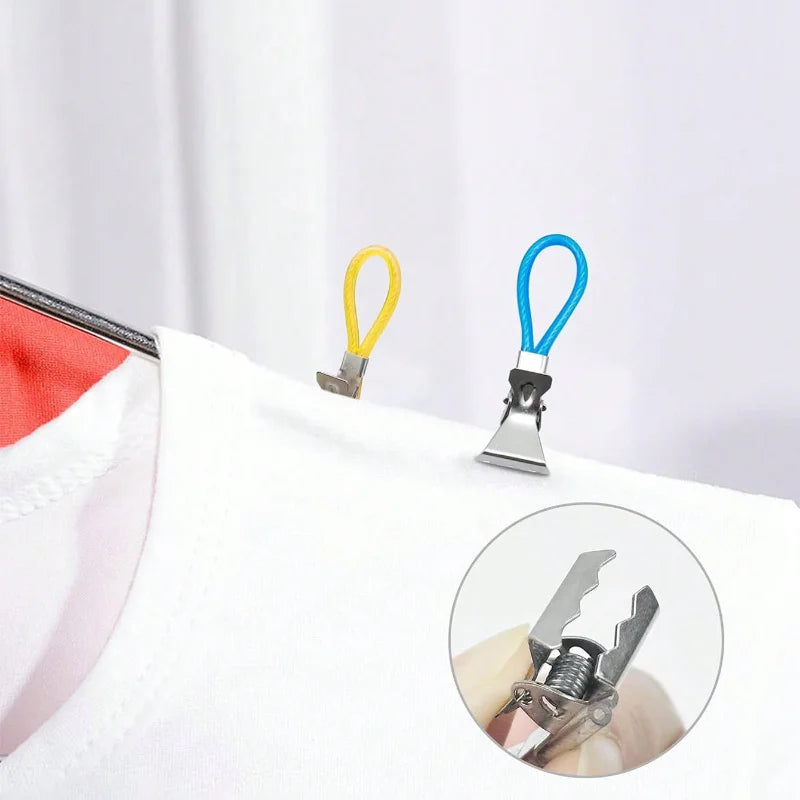 Metal Towel Hanging Clips Set