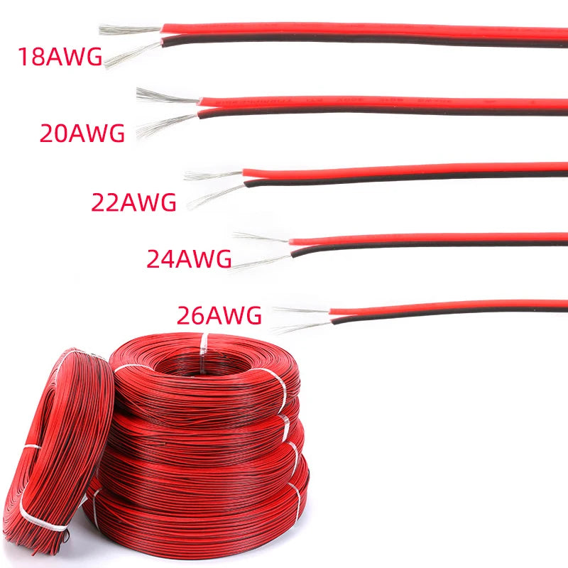 2-Pin Tinned Copper PVC Extension Wire