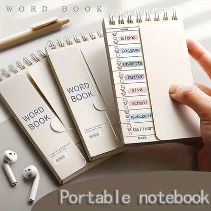 Portable Vocabulary Memory Notebook