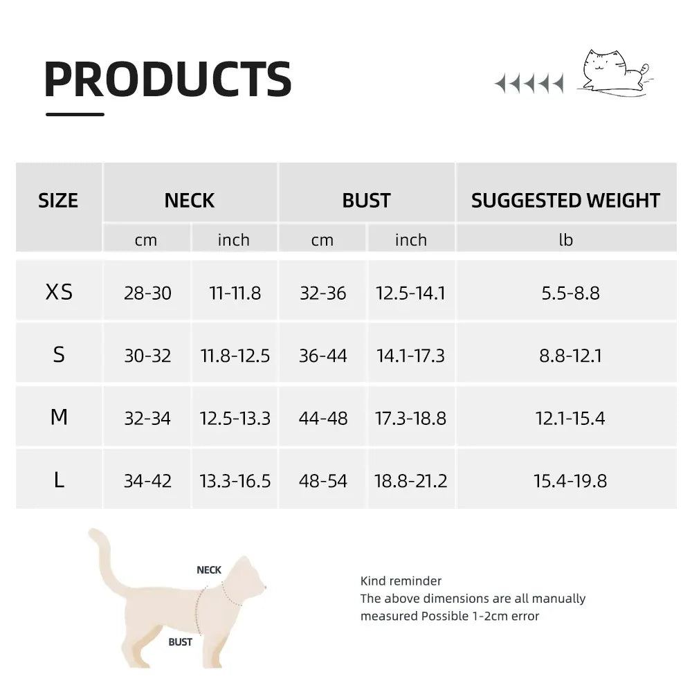 Small Dog Harness Vest with Leash
