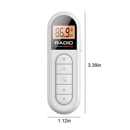 Portable Digital FM Pocket Radio with LCD Display