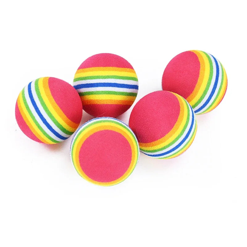 Rainbow EVA Pet Toy Balls