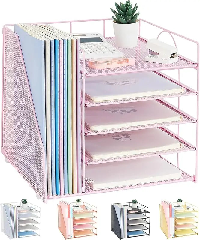 Multi-Layer Document & Paper Storage Rack
