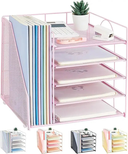 Multi-Layer Document & Paper Storage Rack