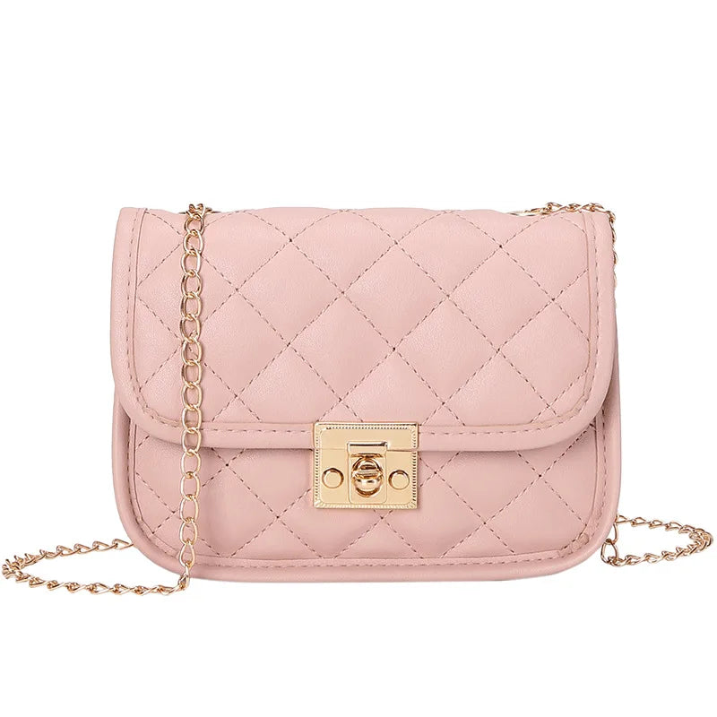 Quilted Chain Crossbody Bag