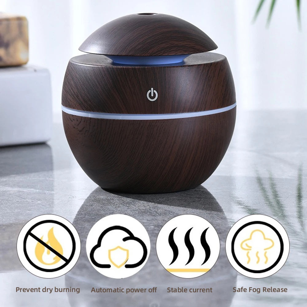 Smart Ultrasonic Essential Oil Diffuser & Cool Mist Humidifier