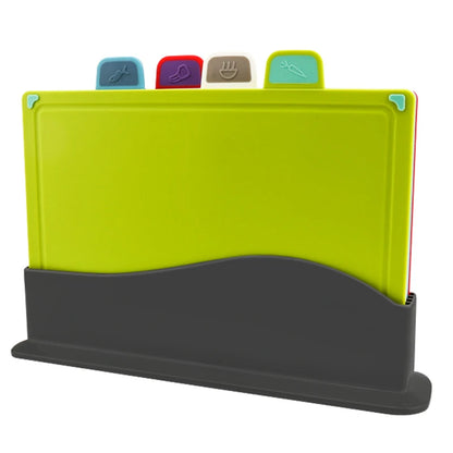 Color Coded Cutting Board Set with Holder