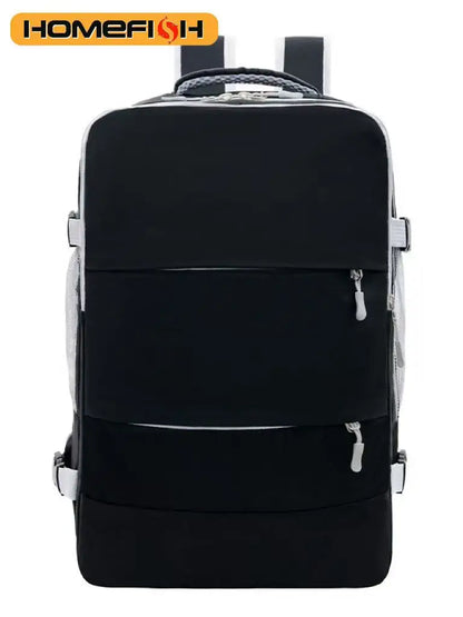 Waterproof Laptop Backpack with USB Charging Port & Luggage Strap