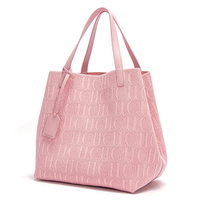 Large Capacity Knitted Tote Bag