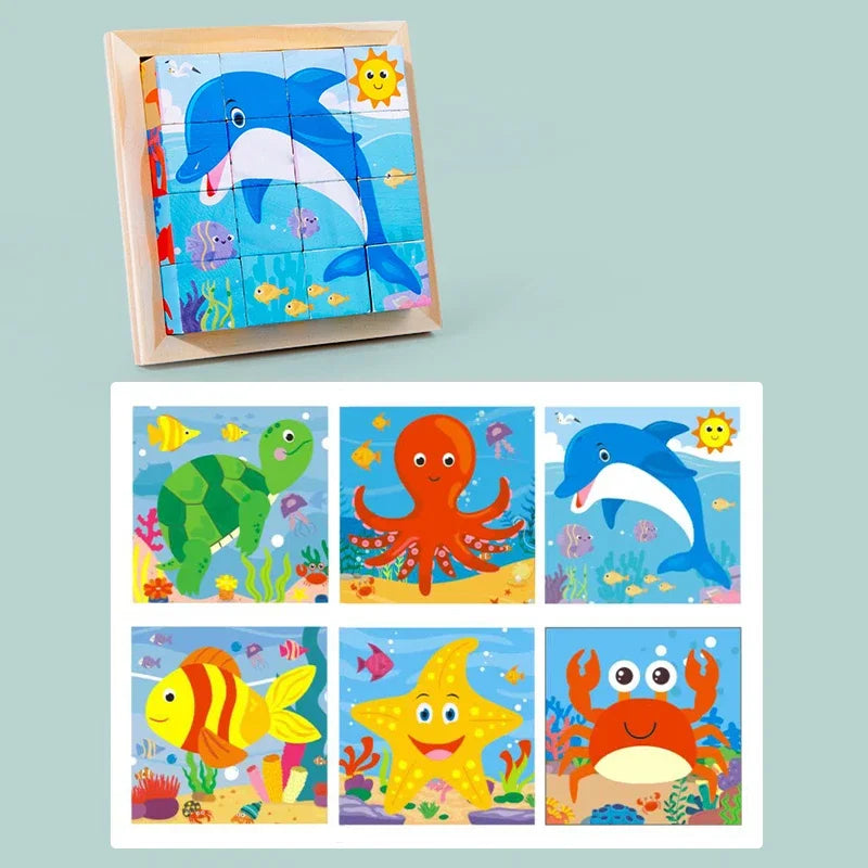 Wooden Animal Jigsaw Puzzle